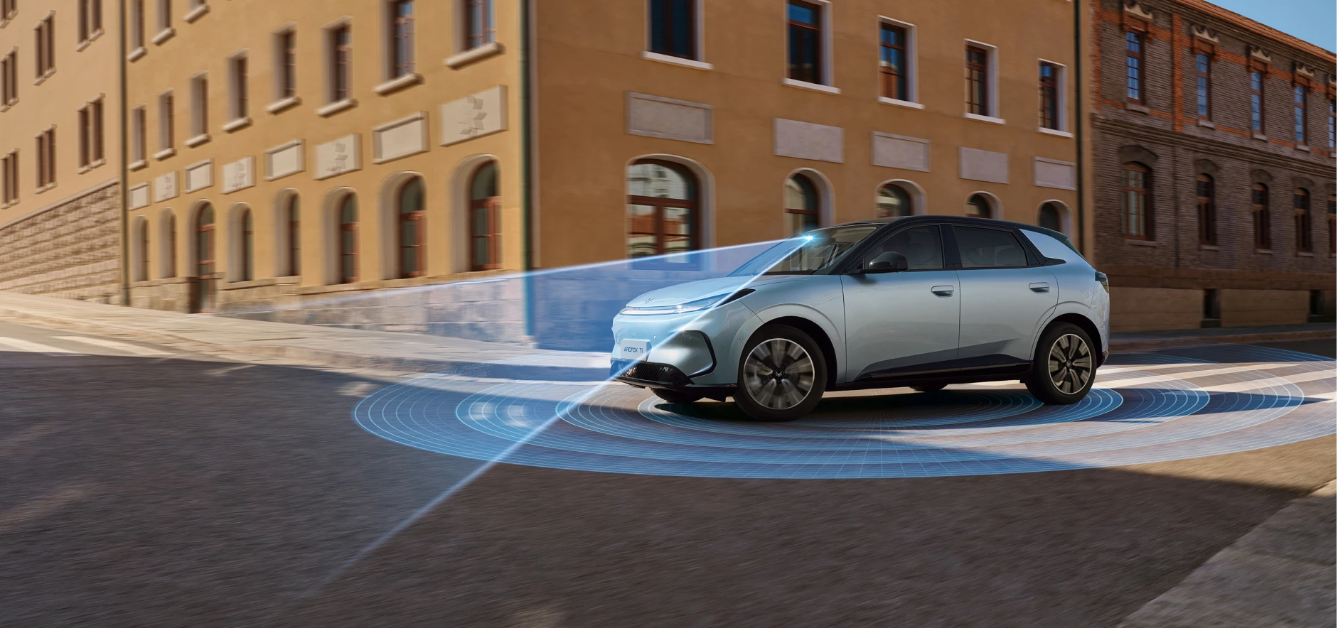 ARCFOX T1 smart driving assist sensors